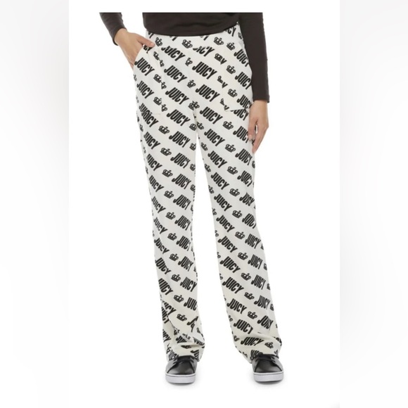 Juicy Couture Black/White Hoodie & Sweatpants Set, Large, New W Tags!! - Picture 7 of 7